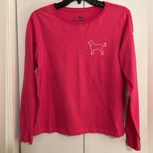 The Black Dog long sleeve t-shirt hot pink woman’s x small